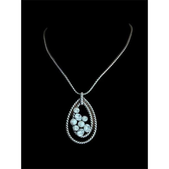 Brighton Halo Convertible Crystal Long Necklace with Swarovski crystals. - Picture 2 of 5